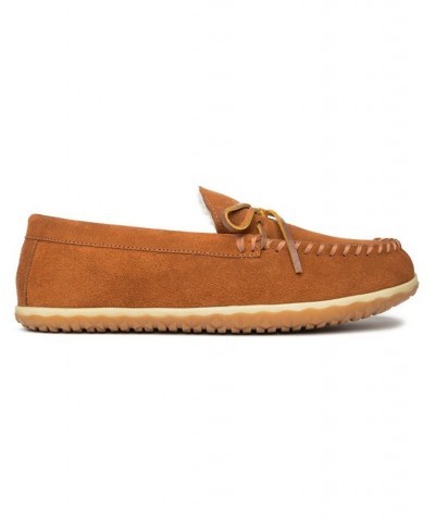 Men's TOMM Moccasin Slippers Brown $40.77 Shoes