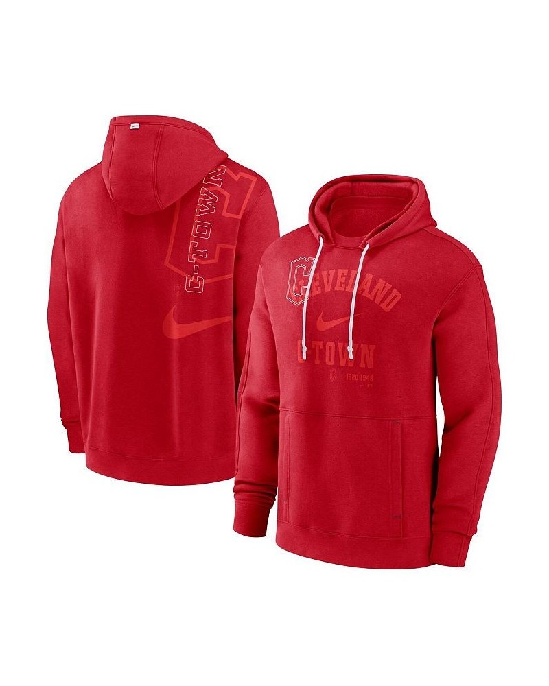 Men's Red Cleveland Guardians Statement Ball Game Pullover Hoodie $40.70 Sweatshirt