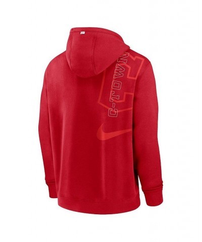 Men's Red Cleveland Guardians Statement Ball Game Pullover Hoodie $40.70 Sweatshirt