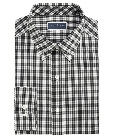 Men's Moral Slim-Fit Plaid Button-Down Performance Dress Shirt Multi $18.19 Dress Shirts