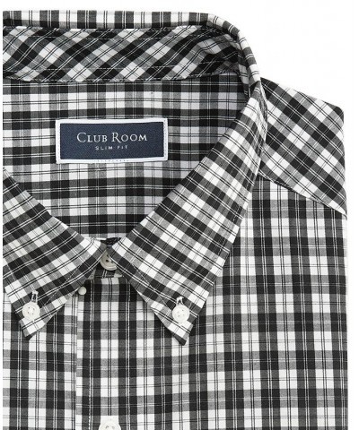 Men's Moral Slim-Fit Plaid Button-Down Performance Dress Shirt Multi $18.19 Dress Shirts