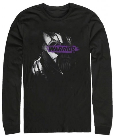 Marvel Men's Avengers Endgame Thanos Mad Warrior, Long Sleeve T-shirt Black $23.19 T-Shirts