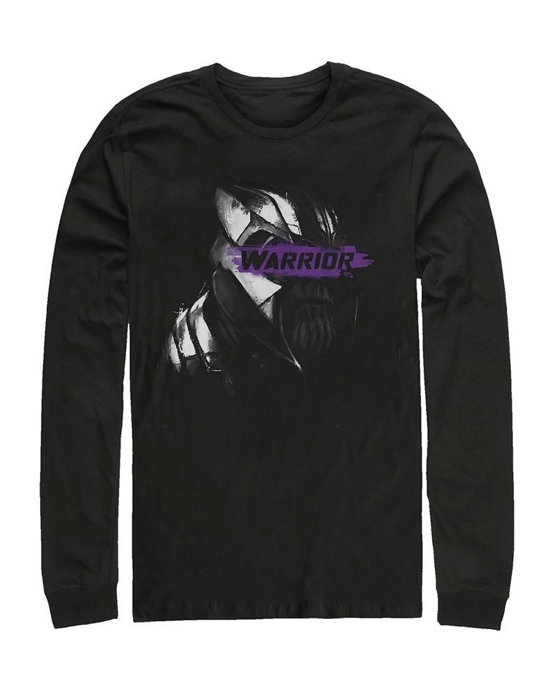 Marvel Men's Avengers Endgame Thanos Mad Warrior, Long Sleeve T-shirt Black $23.19 T-Shirts