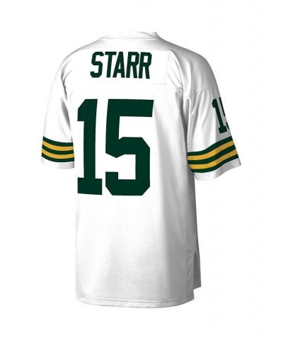 Men's Bart Starr White Green Bay Packers 1969 Legacy Replica Jersey $61.20 Jersey