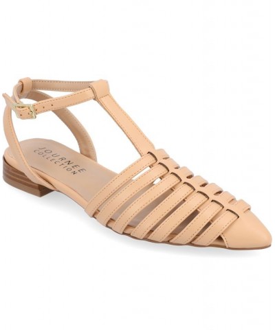 Women's Alivia Sandals Tan/Beige $45.00 Shoes