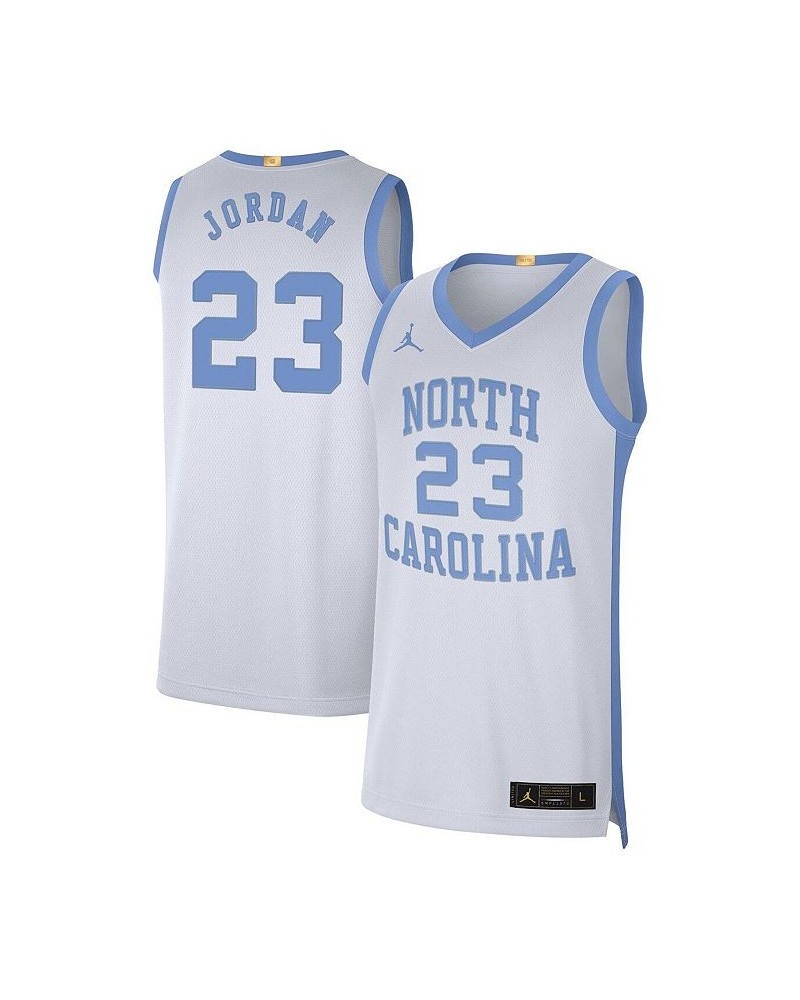 Men's Brand Michael Jordan White North Carolina Tar Heels Limited Retro Jersey $57.20 Jersey