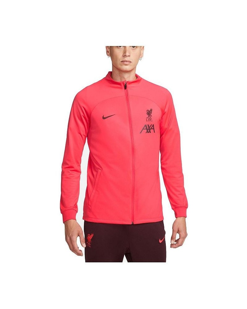 Men's Red Liverpool Performance Strike Track Full-Zip Jacket $42.00 Jackets