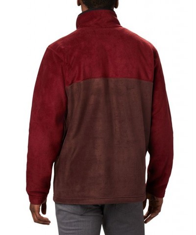 Men's Steens Mountain Half Snap Fleece Red $24.20 Sweatshirt