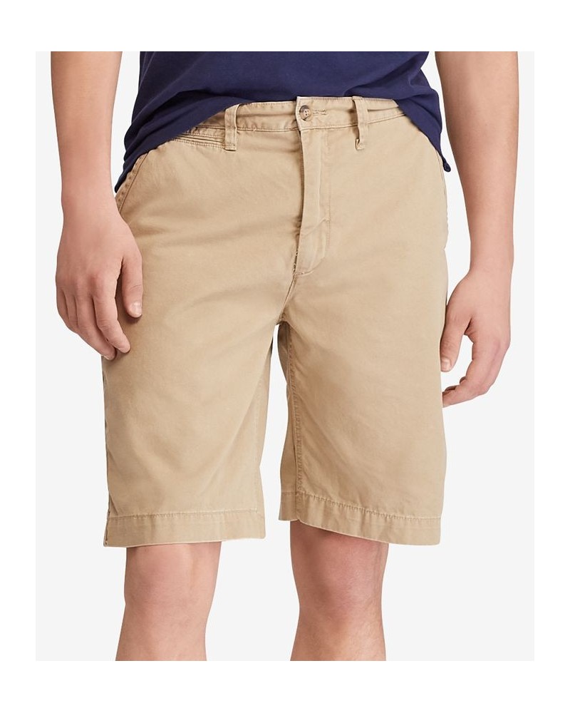 Men's Relaxed Fit Twill 10" Short Luxury Tan $41.79 Shorts