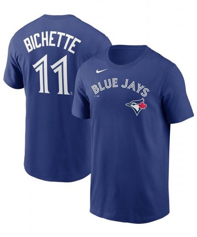 Men's Bo Bichette Royal Toronto Blue Jays Name Number T-shirt $25.49 T-Shirts