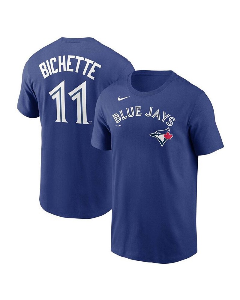 Men's Bo Bichette Royal Toronto Blue Jays Name Number T-shirt $25.49 T-Shirts