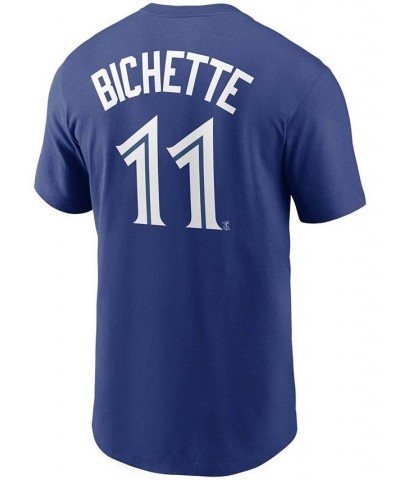 Men's Bo Bichette Royal Toronto Blue Jays Name Number T-shirt $25.49 T-Shirts