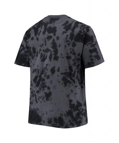 Men's Black Philadelphia 76ers Big and Tall Marble Dye Tonal Performance T-shirt $27.35 T-Shirts