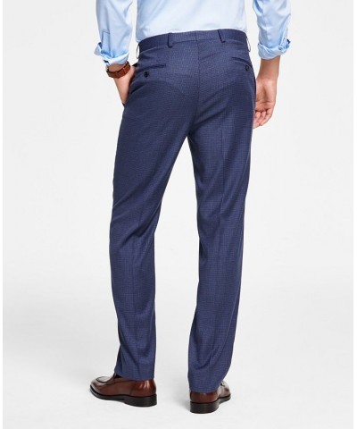 Men's Classic-Fit UltraFlex Stretch Check Dress Pants PD03 $25.91 Pants