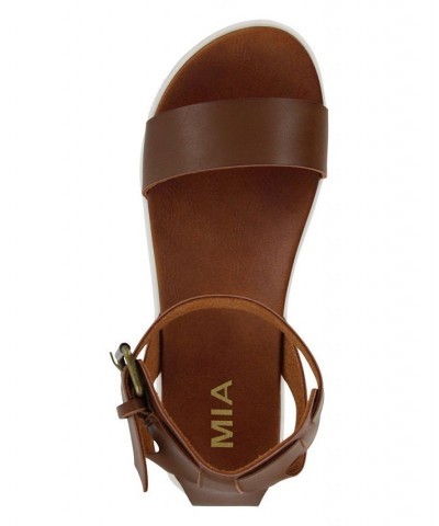 Women's Ellen Sandals Brown $33.60 Shoes