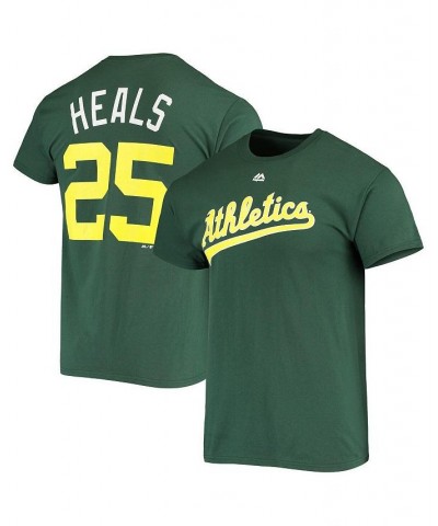 Men's Ryon Healy "Heals" Green Oakland Athletics 2017 MLB Players Weekend Name and Number T-shirt $18.80 T-Shirts