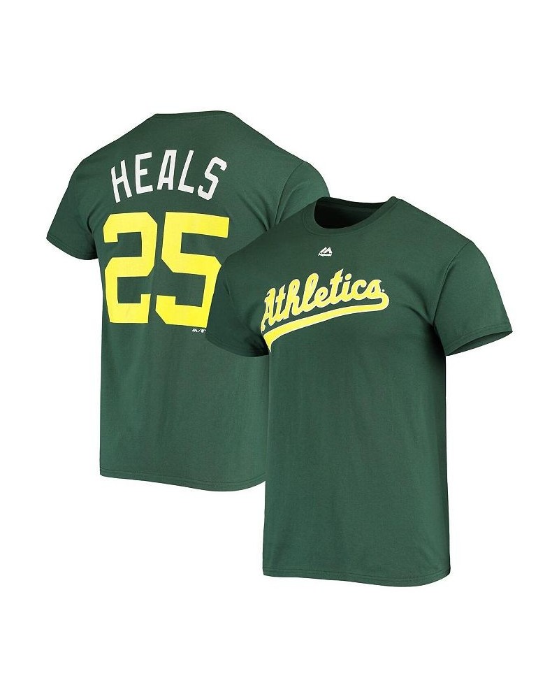 Men's Ryon Healy "Heals" Green Oakland Athletics 2017 MLB Players Weekend Name and Number T-shirt $18.80 T-Shirts