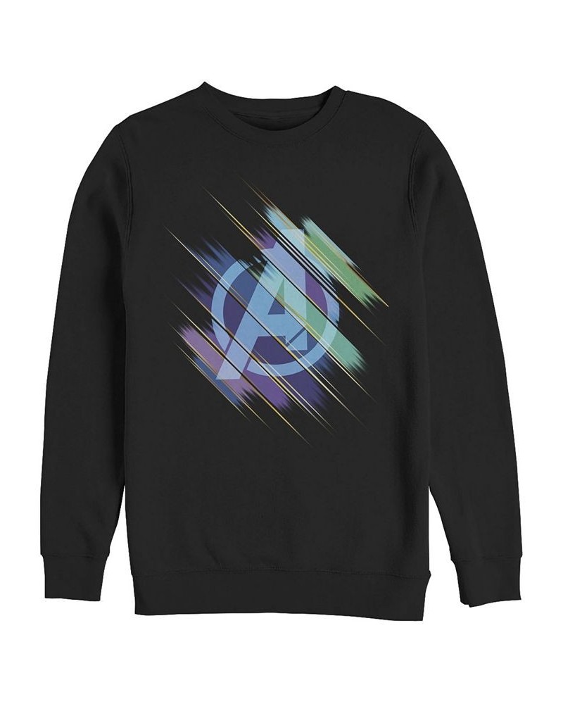 Marvel Men's Avengers Endgame Pastel Logo, Crewneck Fleece Black $29.69 Sweatshirt