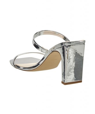 Women's Kauai Slip On Sandals Silver $49.98 Shoes