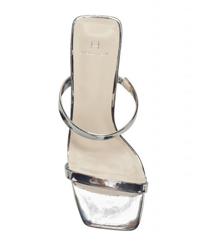 Women's Kauai Slip On Sandals Silver $49.98 Shoes