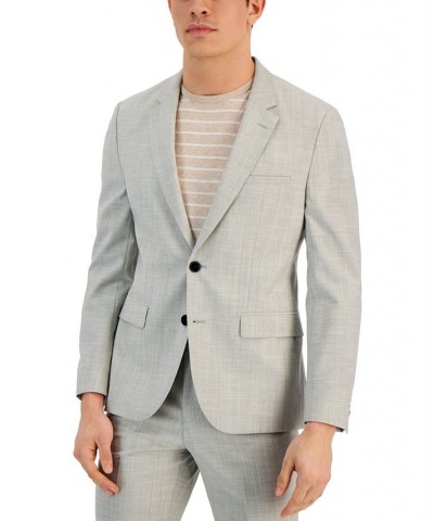 Men's Superflex Modern-Fit Suit Gray $154.70 Suits