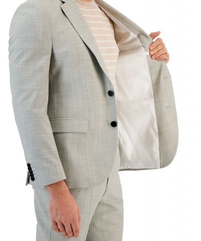 Men's Superflex Modern-Fit Suit Gray $154.70 Suits