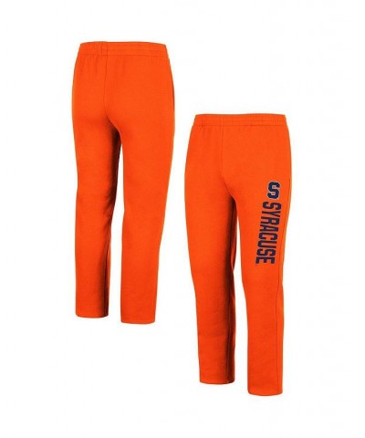 Men's Orange Syracuse Orange Fleece Pants $30.24 Pants