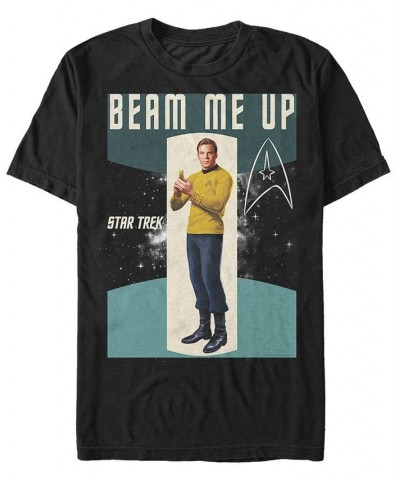 Star Trek Men's The Original Series Beam Me Up Short Sleeve T-Shirt Black $14.00 T-Shirts