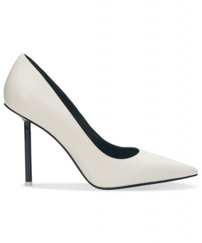 Kamello Cigarette Heel Stiletto Pumps White $46.65 Shoes