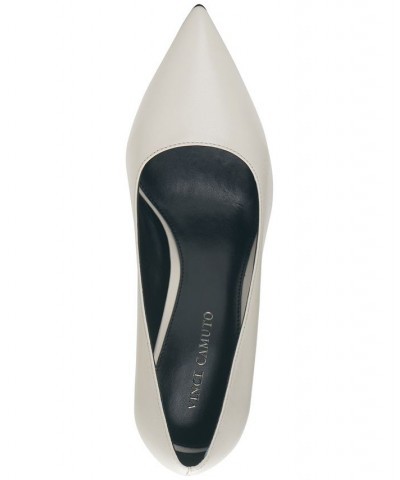 Kamello Cigarette Heel Stiletto Pumps White $46.65 Shoes