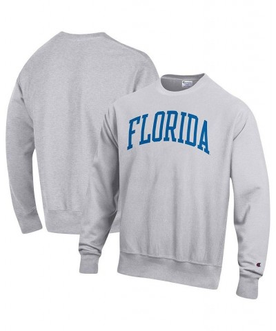 Men's Heathered Gray Florida Gators Big and Tall Reverse Weave Fleece Crewneck Pullover Sweatshirt $37.60 Sweatshirt