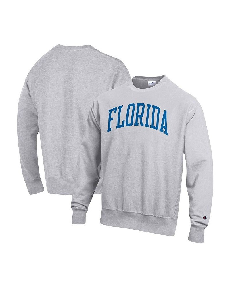 Men's Heathered Gray Florida Gators Big and Tall Reverse Weave Fleece Crewneck Pullover Sweatshirt $37.60 Sweatshirt