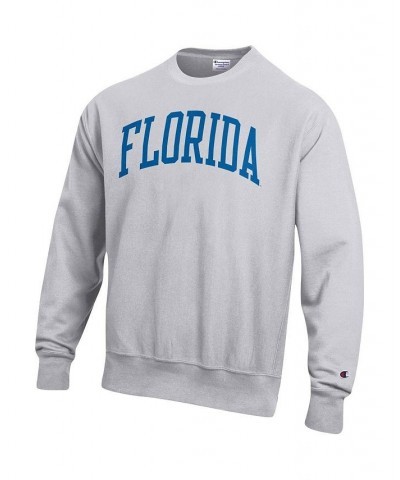 Men's Heathered Gray Florida Gators Big and Tall Reverse Weave Fleece Crewneck Pullover Sweatshirt $37.60 Sweatshirt