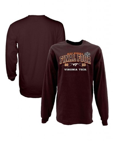 Men's Virginia Tech Hokies 2023 NCAA Women's Basketball Tournament March Madness Final Four Break Even Long Sleeve T-shirt $2...