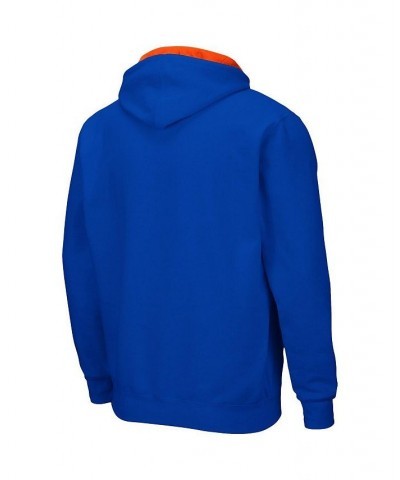 Men's Royal Boise State Broncos Arch and Logo 3.0 Full-Zip Hoodie $32.39 Sweatshirt