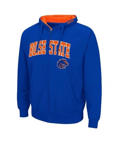 Men's Royal Boise State Broncos Arch and Logo 3.0 Full-Zip Hoodie $32.39 Sweatshirt