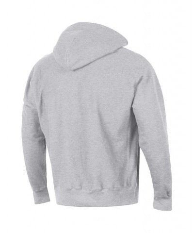 Men's Heathered Gray Colorado Buffaloes Team Arch Reverse Weave Pullover Hoodie $42.75 Sweatshirt