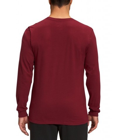 Men's Cotton Hit Long Sleeve Tee Red $22.50 T-Shirts