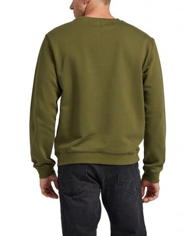 Men's Crewneck Sweatshirt Green $25.52 Sweatshirt