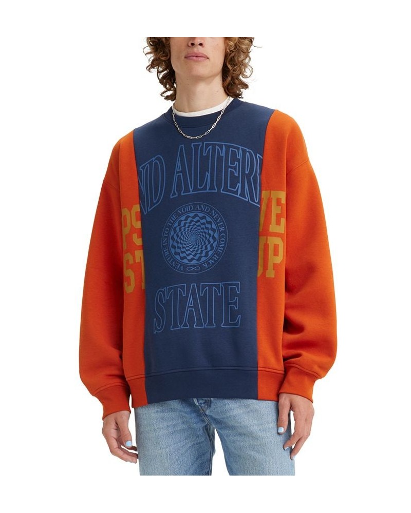 Men's Premium Crewneck Graphic Sweatshirt Multi $46.77 Sweatshirt