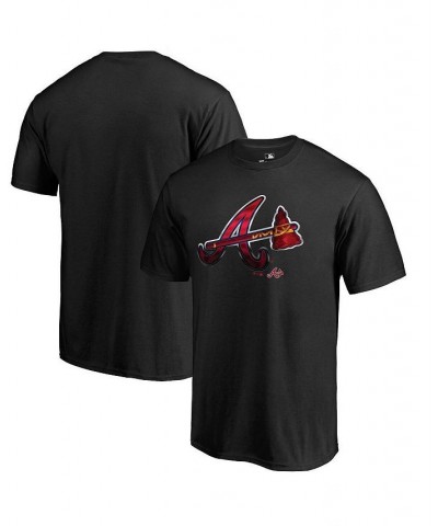 Men's Branded Black Atlanta Braves Midnight Mascot T-shirt $18.54 T-Shirts