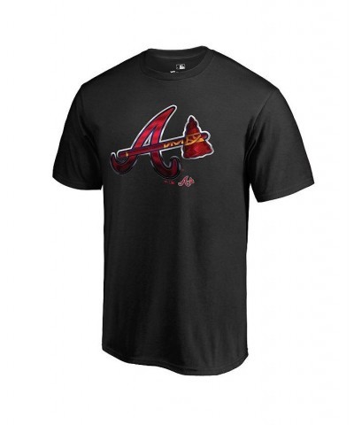 Men's Branded Black Atlanta Braves Midnight Mascot T-shirt $18.54 T-Shirts