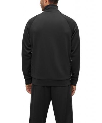 BOSS Men's Logo Detail Relaxed-Fit Zip-Up Sweatshirt Black $82.56 Sweatshirt