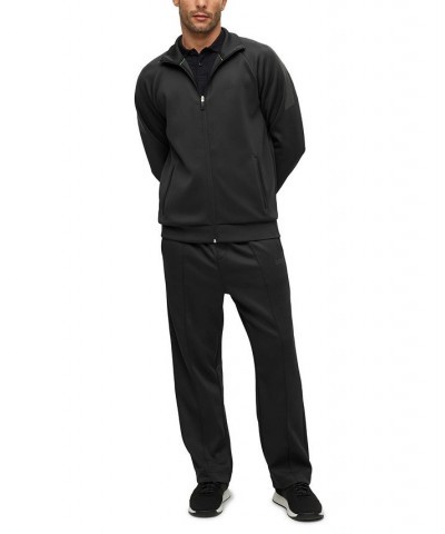 BOSS Men's Logo Detail Relaxed-Fit Zip-Up Sweatshirt Black $82.56 Sweatshirt