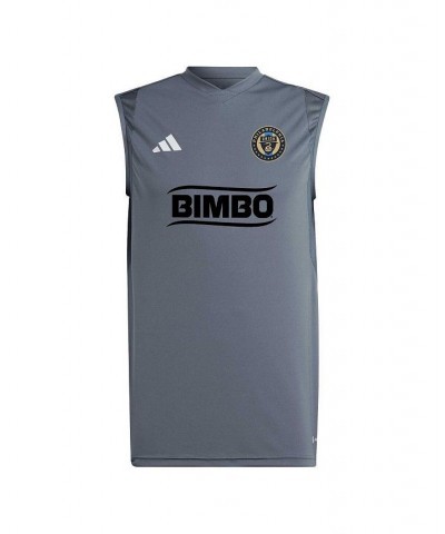 Men's Gray Philadelphia Union 2023 On-Field Sleeveless Training Jersey $32.99 Jersey