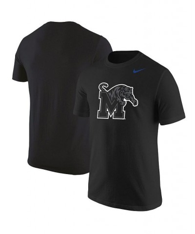 Men's Black Memphis Tigers Logo Color Pop T-shirt $18.45 T-Shirts