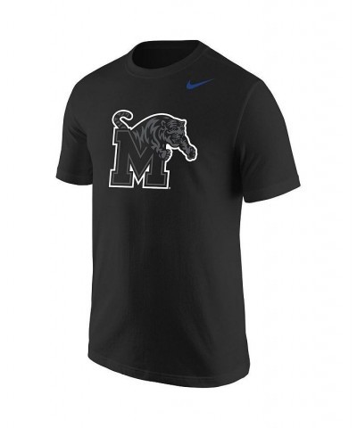 Men's Black Memphis Tigers Logo Color Pop T-shirt $18.45 T-Shirts