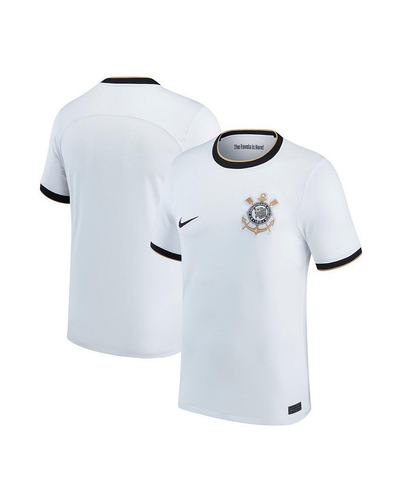 Men's White Corinthians 2022/23 Home Replica Blank Jersey $35.70 Jersey