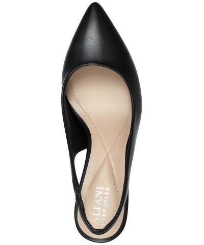 Women's Janne Slingback Pumps Black $35.80 Shoes