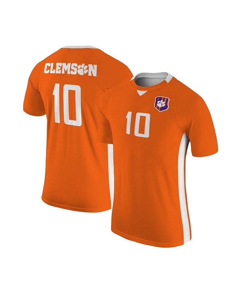 Men's 10 Orange Clemson Tigers Soccer Jersey $34.85 Jersey